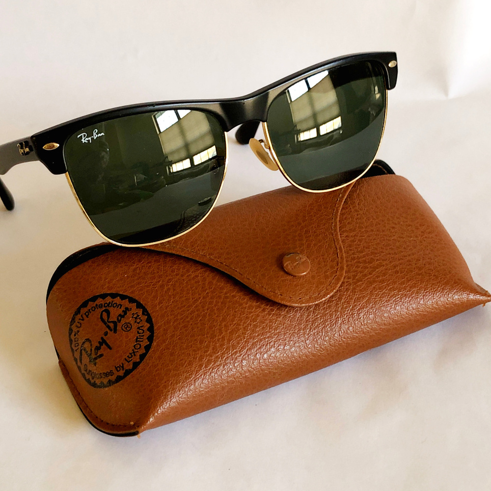 Authentic Ray-Ban Clubmaster Oversized Sunglasses